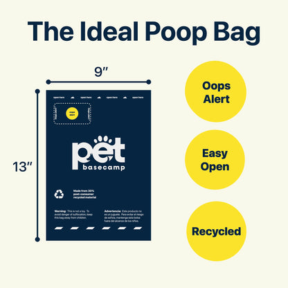 Transparent Poop Bag Holder with Reserve
