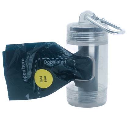 Transparent Poop Bag Holder with Reserve